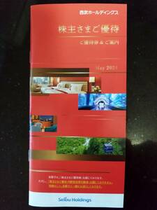 ★ 西武鉄道 西武ホールディングス1000株 株主優待券冊子 1冊 有効期限2024年11月30日まで ★