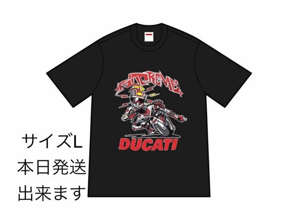 Supreme x Ducati Bike Tee "Black"