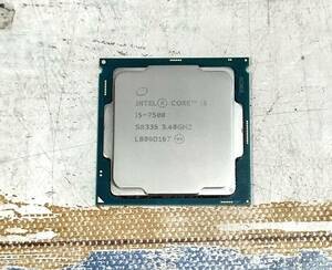 CPU:intel core i5-7500 3.40GHz operation goods 