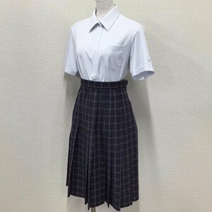 O688/T1036(中古)栃木県 宇都宮市立星が丘中学校 女子制服2点 /指定品/小さめ/M/W66程度/ブラウス/スカート/FRiEND SHiP/高校/卒業生品