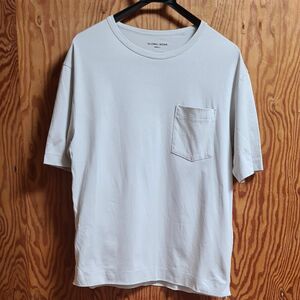 抗菌クリーンT 163733 Tシャツ 半袖 ポケット クルーネック ライトグレー