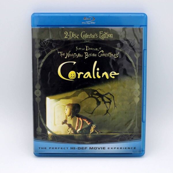 caraline キャロライン コレクターズエディション ナイトメアビフォアークリスマス 北米Blu-ray+DVD 付属品あり
