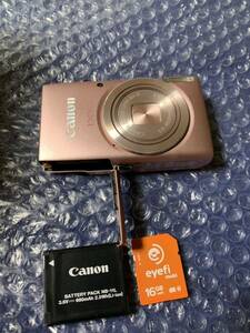 Canon IXY 90F PINK　コンデジ　デジカメ　デジタルカメラ　充電器　16GB メモリーカード付き　中古美品