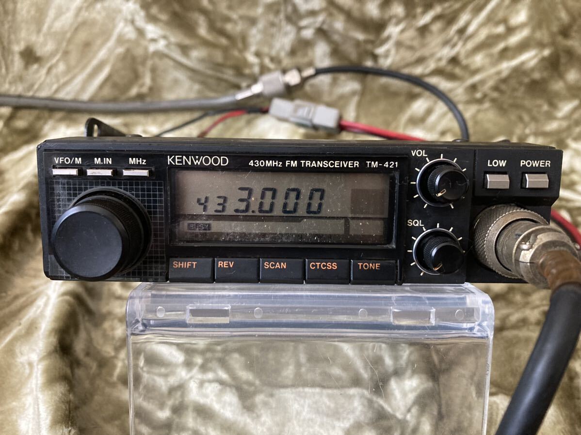 KENWOOD 430MHz FM transceiver TM421 売買されたオークション情報 落札价格 【au  payマーケット】の商品情報をアーカイブ公開