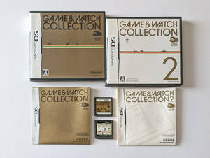 ニンテンドーDS ゲーム&ウォッチコレクション 1 2 セット　Nintendo DS Game Watch Collection