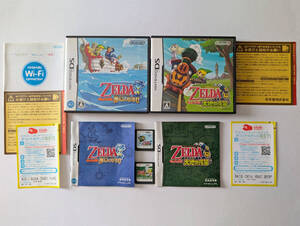 ニンテンドーDS ゼルダの伝説 大地の汽笛 夢幻の砂時計 セット Nintendo DS NDS Legend of Zelda Phantom Hourglass Spirit Tracks