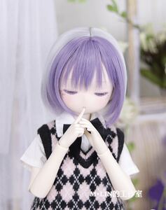 BJDドール用ウィッグ 8-9インチ MDD/kumako/DDサイズ通用 全5色 1/3 球体関節人形 doll