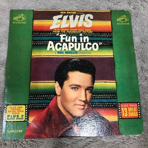 A06059 1円スタート　ELVIS PRESLEY エルヴィス プレスリー　 FUN IN ACAPULCO LPM-2756 LP RCA VICTOR