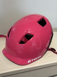  шлем протектор комплект 48cm-52cm розовый велосипед 