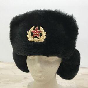 ロシア軍 ソ連軍 ウシャンカ 帽子 陸軍 兵用防寒帽[C5309]