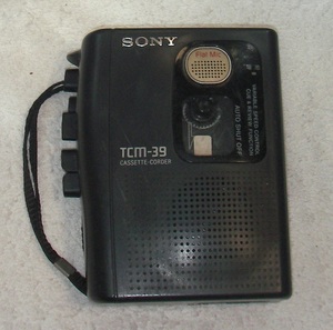 動作品：Sony TCM-39 ソニー カセットテープレコーダー