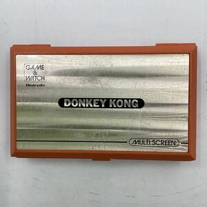 y611 nintendo Game & Watch Donkey Kong DK-52 Nintendo GAME & WATCH multi screen LCD game retro game operation verification settled used 