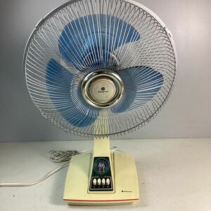 d6133 SANYO вентилятор EF-6JLT перо 30cm настольный . Sanyo Sanyo электрический Showa Retro античный Vintage рабочее состояние подтверждено б/у 
