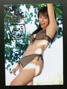  Wakatsuki Chinatsu BOMBbom. вдавлено . карта 009 купальный костюм bikini model коллекционные карточки коллекционная карточка 