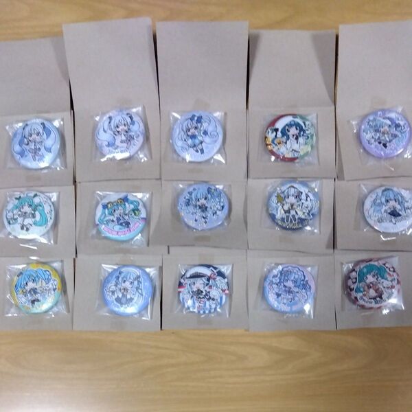 初音ミク CAN BADGE COLLECTION SNOW MIKU2024 全15種