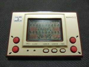 Nintendo MANHOLE MH-06 Game & Watch manhole 1981 year retro game nintendo 