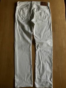 RRL тонкий Fit белый джинсы 30/30 Denim Ralph Lauren Vintage 