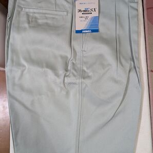 男性用ユニフォーム、スラックス2枚。サイズ91.モスグリーン。