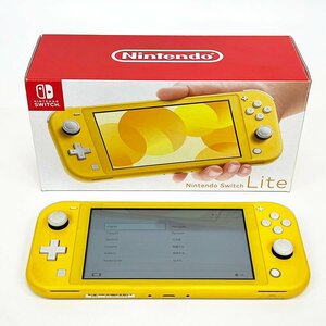 任天堂 Nintendo Switch Lite ニンテンドースイッチ ライト HDH-001 イエロー 本体/箱のみ 動作確認済み[U13134]