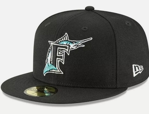 New Era ニューエラ MLB Florida(Miami) Marlinsマーリンズ Cooperstown Collection 59FIFTY Fitted キャップ サイズ 73/8.