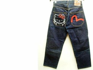 即決[W30]美品 EVISU×ハローキティ 2001 NO.2 ビンテージ復刻 エヴィス HELLO KITTY デニム パンツ■1053