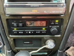 H10 year Toyota Mark ⅡGF-JZX100 2.5 Tourer S* latter term original air conditioner control switch * air conditioner switch *100 series Chaser Cresta 