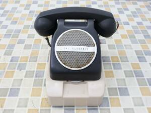 * Old consumer electronics rare valuable l telephone machine speaker ho nlOKI ELECTRIC retro Old l Showa era properties #O5671