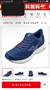 ミズノ　MIZUNO RUTINA (ネイビー) K1GL231724 ランニング ランニングシューズ ウォーキング スニーカー