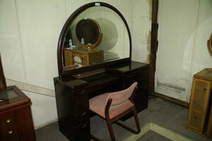 !! dresser dresser chair attaching large . chemistry corporation OTSUKA wooden stock goods No28!!