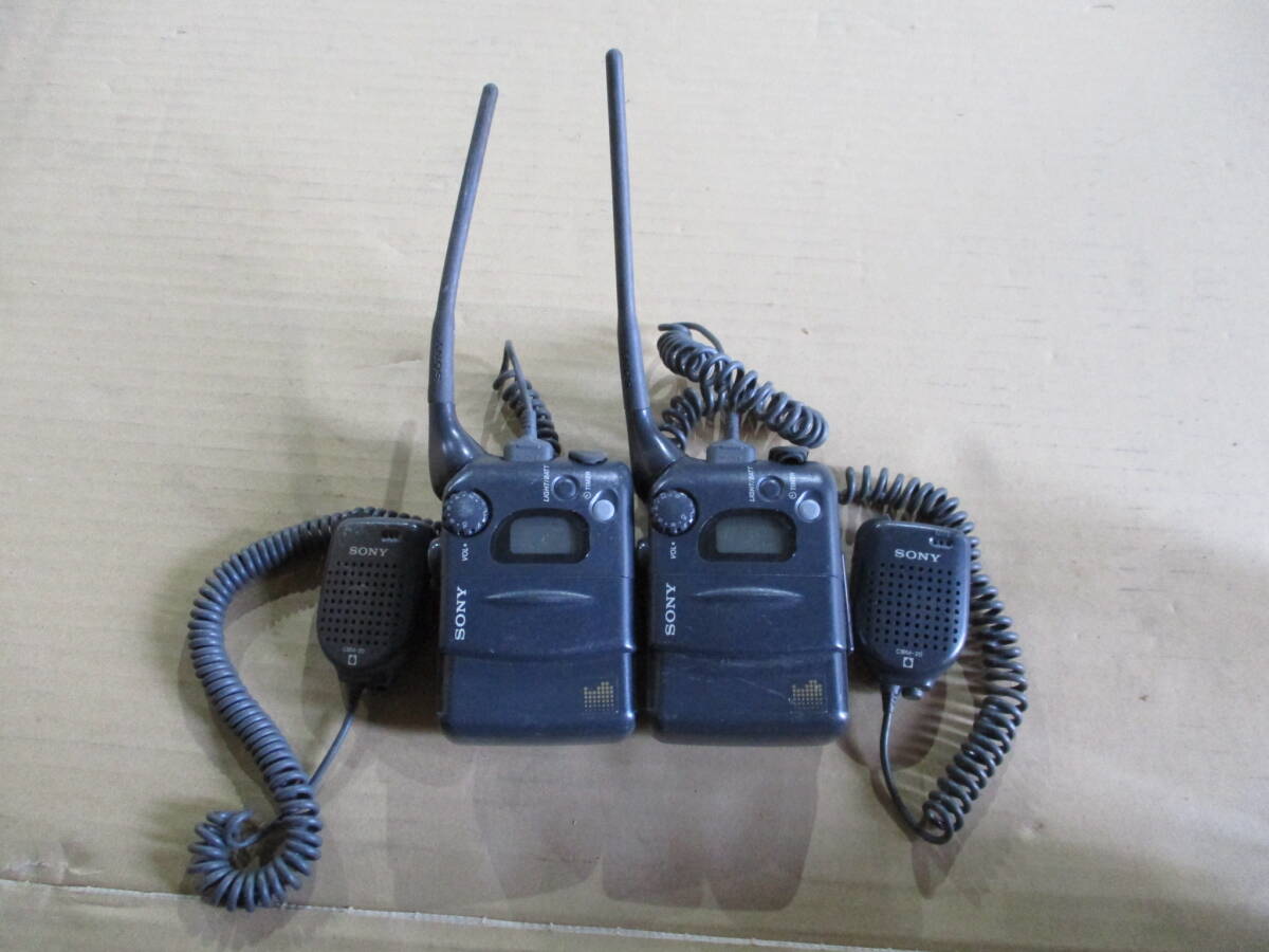 J9564◇SONY/ソニー【 ICB-U100】特定小電力トランシーバー 2台 J9564◇SONY/ソニー【 ICB-U100】特定小電力トランシーバー 2台