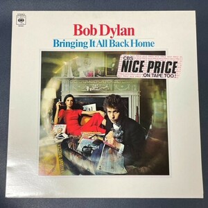 【美盤】LP Bob Dylan / Bringing It All Back Home 【UK盤】【再発】