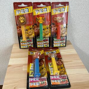 PEZ ペッツ ライオンキング 5体セット ディズニー シンバ ティモン プンバ コレクション