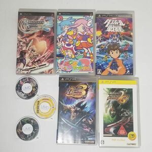 【中古ゲーム】PSP 専用ソフト モンスターハンター / ぷよぷよ / ダンボール戦記 / ファンタシースターポータブル 他【8本まとめ】