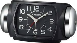 リズム(RHYTHM) 目覚まし時計 大音量 ベル音 アラーム バックライト付き 連続秒針 8RA647SR02