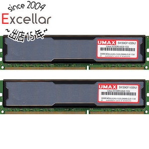 【中古】【ゆうパケット対応】UMAX Cetus DCDDR3-8GB-1333 DDR3 PC3-10600 4GBｘ2 [管理:3160603]