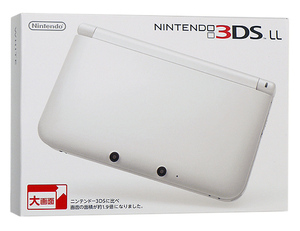 [ used ] Nintendo 3DS LL white SPR-S-WAAA touch pen none * liquid crystal screen ... original box equipped [ control :1350011640]