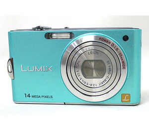 【中古】Panasonic　LUMIX　DMC-FX66-A　ブルー/1470万画素　[管理:303102368]