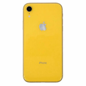 【中古】APPLE iPhone XR 128GB au SIMロックあり MT0Q2J/A イエロー [管理:1150026764]