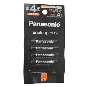【ゆうパケット対応】Panasonic eneloop pro 単4形 4本パック(ハイエンドモデル) BK-4HCD/4H [管理:1000028442]