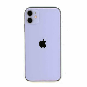 【中古】APPLE iPhone 11 128GB SIMフリー MWM52J/A パープル [管理:1150027336]