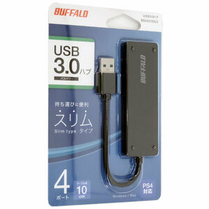 [.. packet correspondence ]BUFFALO Buffalo USB3.0 hub 4 port BSH4U120U3BK black [ control :1000015691]
