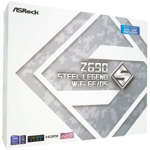 【中古】ASRock製 ATXマザーボード Z690 Steel Legend WiFi 6E/D5 LGA1700 訳あり 元箱あり [管理:1050023659]