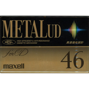 【ゆうパケット対応】maxell カセットテープ メタルポジション METAL UD M-UD46(F) 46分 [管理:1100056656]