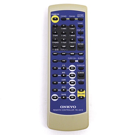 送料無料 動作保証 即日発送 RC-491S オンキヨー ONKYO CD/MD コンポ X-N3X/FR-N3X 送料無料 動作保証 即日発送 RC-491S オンキヨー ONKYO CD/MD コンポ X-N3X/FR-N3X