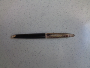 WATERMAN Waterman Curren fountain pen 18K pen .F small character new goods unused goods 