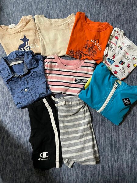 子供服　まとめ売り　 半袖Tシャツ ハーフパンツ　90〜95サイズ