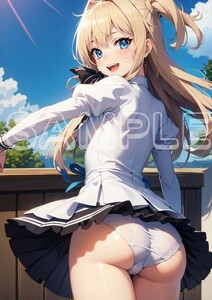 Z5265 瀬名愛理 ましろ色シンフォニー ましろ色 ましフォニ A4 同人 イラスト 美少女 美女 下着 コスプレ ポスター セクシー エロ .