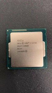 CPU インテル Intel Core I7-4770K プロセッサー 中古 動作未確認 ジャンク品 - A486