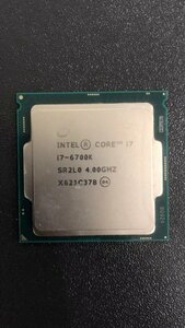 CPU インテル Intel Core I7-6700K プロセッサー 中古 動作未確認 ジャンク品 - A490