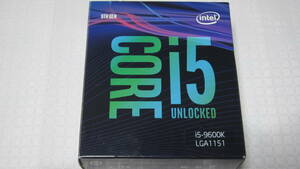 ☆Intel CPU Intel Core i5 9600K 3.7GHz 第9世代 6コア6スレッド CoffeeLake 95W UHD Graphics 630 LGA1151 付属品付　動作良好